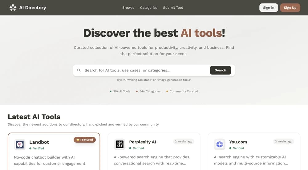 Yet another AI Directory