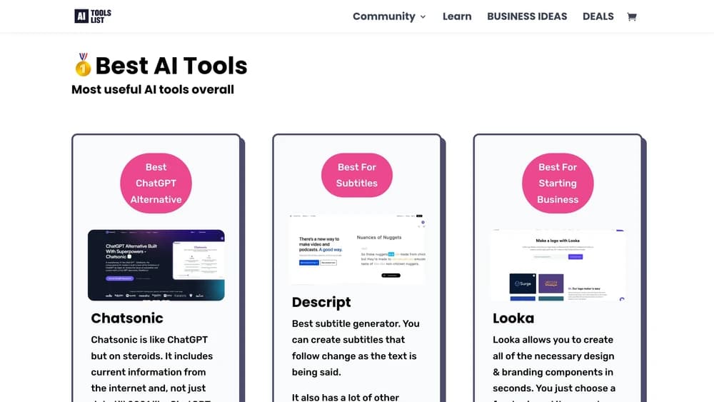 Best AI tools rated