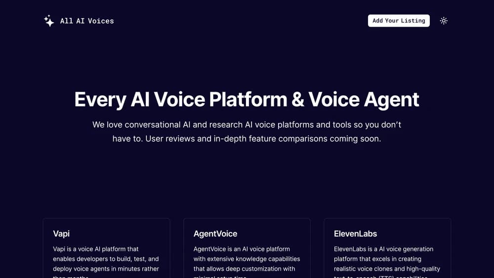  AI voice platform
