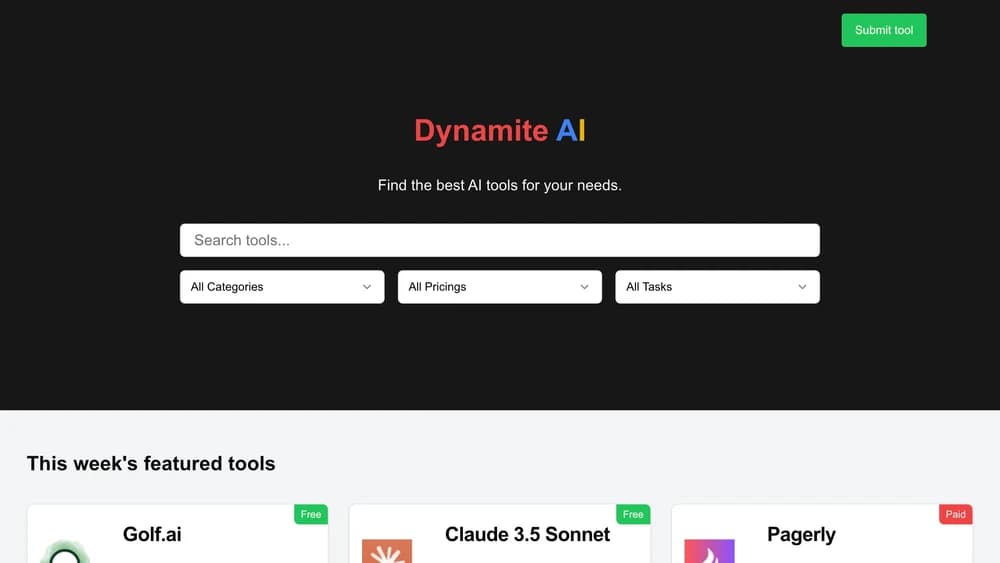 Find the best AI tools for your needs