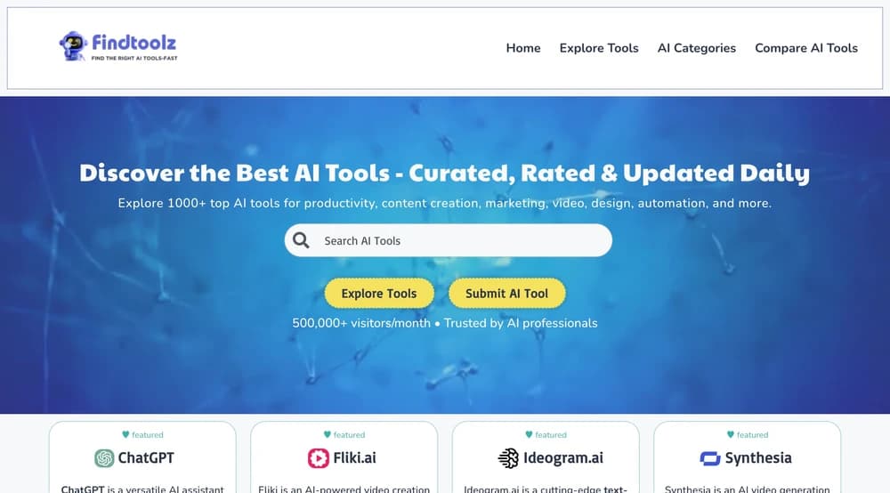 Find the right AI tool fast