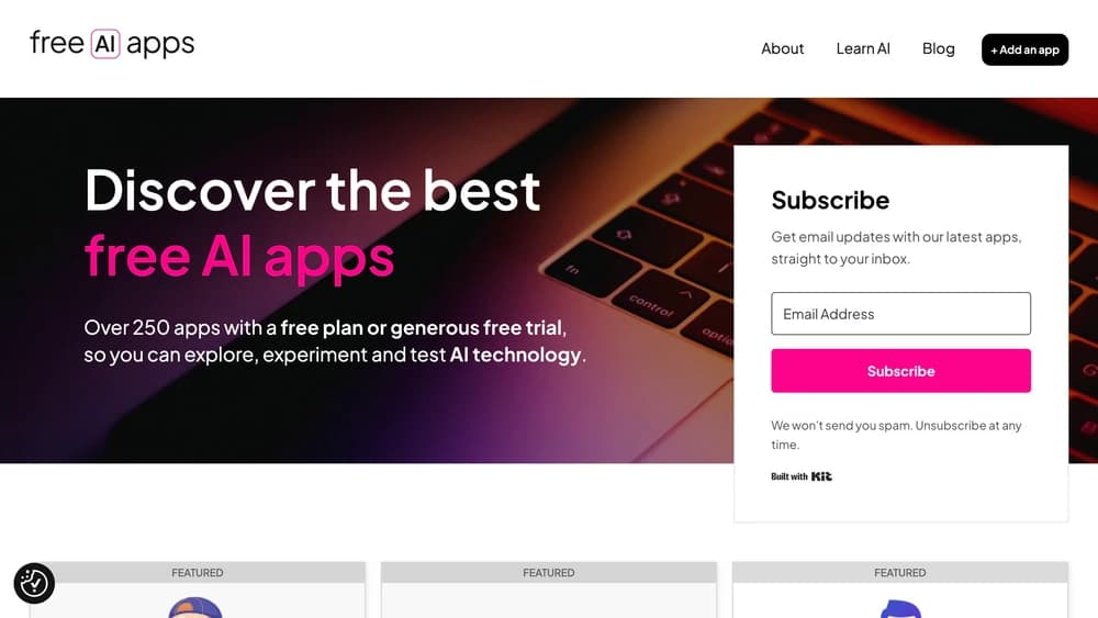Discover the best free AI apps