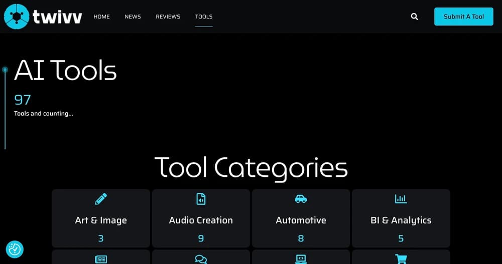 AI news, reviews and tool directory